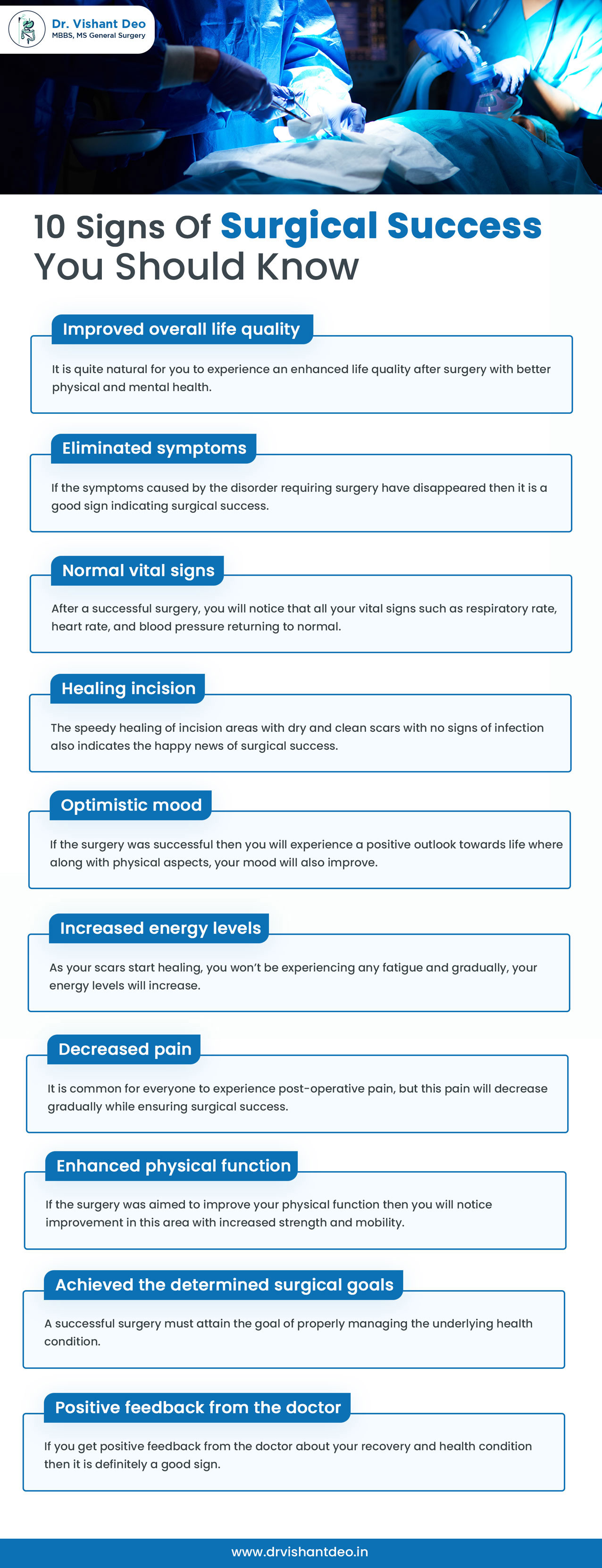 10 Signs of Surgical Success You Should Know